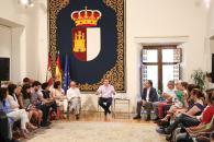 Encuentro informativo del Presidente Page con medios en el Palacio de Fuensalida