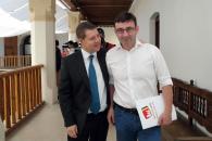 Reunión del Presidente García-Page con Daniel Martínez, de IU Castilla-La Mancha 