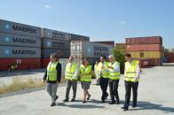 Visita de la Consejera de Economía al Puerto Seco de Azuqueca de Henares