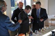 El presidente de Castilla-La Mancha, Emiliano García-Page, visita al Consejo Regulador del Brandy de Jerez