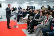 Inauguración de la nueva planta de la multinacional Bell Group en Fuensalida (Toledo) (II)