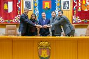 Firma del protocolo de colaboración con el Ayuntamiento de Talavera de la Reina para impulsar la implantación y desarrollo de una plataforma logística en la ciudad