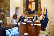Videoconferencia con los representantes de los partidos políticos de las Cortes de Castilla-La Mancha