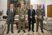 El presidente regional recibe al futuro nuevo director de la Academia de Infantería de Toledo