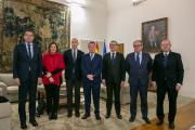 Recepción a directivos territoriales del BBVA en Castilla-La Mancha