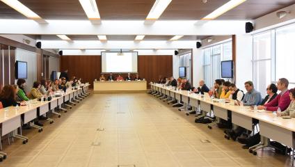 La consejera de Bienestar Social, Aurelia Sánchez, preside la reunión constitutiva de la ‘Comisión de Trabajo del Eje 7: Sociedad del Bienestar para la elaboración del Pacto por el Crecimiento y la Convergencia Económica 2019-2023’