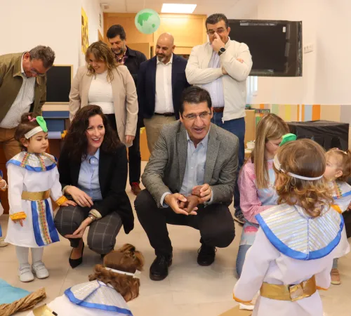 El vicepresidente segundo ha visitado la Escuela Infantil de Albaladejo