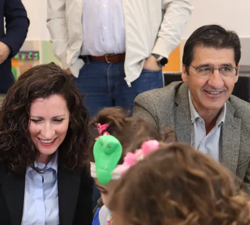 El vicepresidente segundo ha visitado la Escuela Infantil de Albaladejo