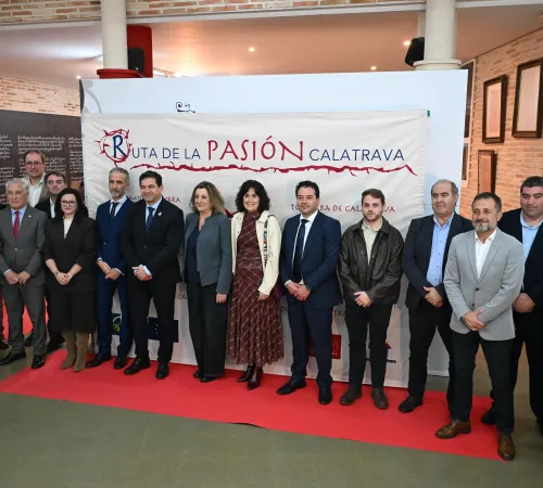 Patricia Franco ha asistido a la presentación del cartel de la Ruta de la Pasión Calatrava