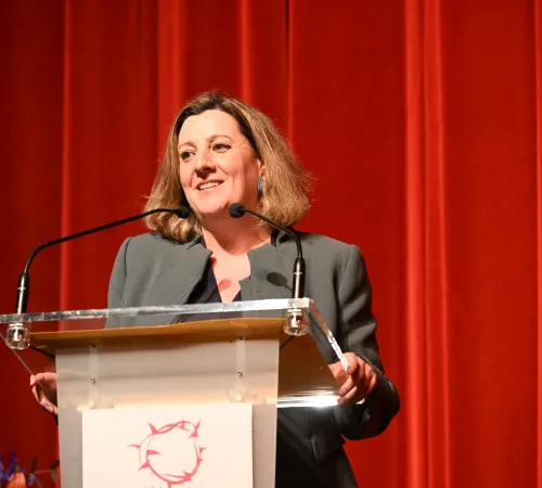 Patricia Franco ha asistido a la presentación del cartel de la Ruta de la Pasión Calatrava