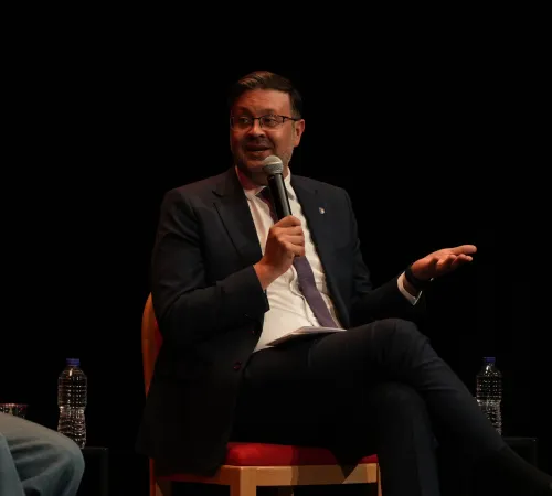 Amador Pastor en la presentación de la II Edición de las Residencias Artísticas del Festival de Almagro