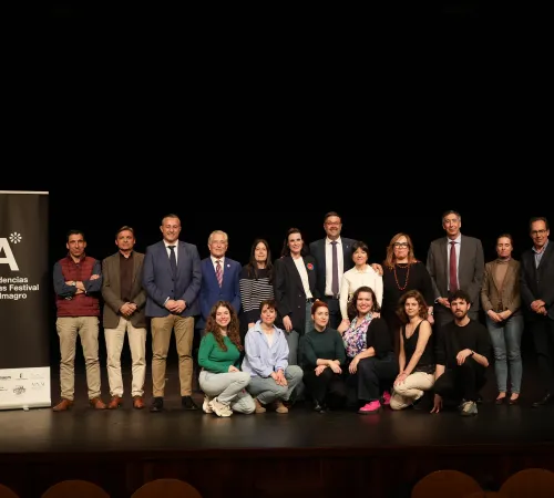 Amador Pastor en la presentación de la II Edición de las Residencias Artísticas del Festival de Almagro