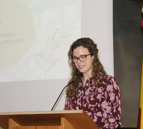 La directora general de Asuntos Europeos, Nazareth Rodrigo, ha intervenido en la inauguración de la conferencia de Primavera del Forum Alpbach Network