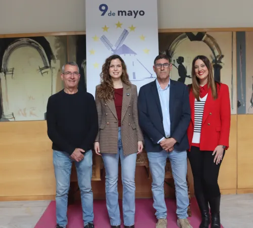 Nazareth Rodrigo en el Día de Europa en Villacañas