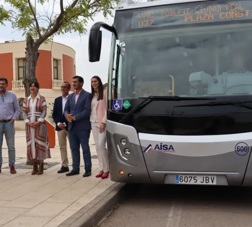 Presentado el nuevo servicio que conectará Poblete con Ciudad Real