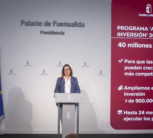 El Gobierno de Castilla-La Mancha ha autorizado la convocatoria del programa ‘Adelante Inversión’ 2026, dotada con 40 millones de euros, para fomentar la competitividad de las pequeñas y medianas empresas de la región.