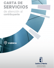 Caratula folleto informativo carta de servicios de atención al contribuyente de cuenca
