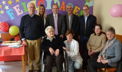 El Gobierno regional felicita a Faustina Ambite que hoy cumple 104 años 