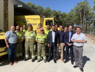 El Gobierno de Castilla-La Mancha refuerza los medios contra los incendios con una nueva base del retén de Navamorcuende