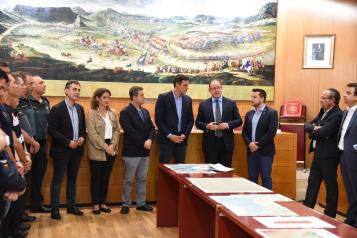 El presidente García-Page y el presidente del Gobierno en funciones, Pedro Sánchez, visitan las zonas de Almansa afectadas por el temporal