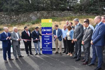 Inauguración de carreteras en El Real de San Vicente