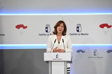 Rueda de prensa de la portavoz del Gobierno regional, Blanca Fernández (II)