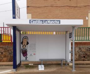 El Gobierno de Castilla-La Mancha renueva 950 marquesinas en distintos puntos de la región