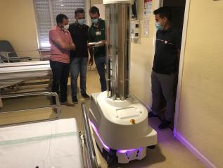 El Hospital de Toledo adquiere un dispositivo de luz ultravioleta robotizado para la desinfección ambiental de sus instalaciones 