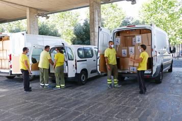  El Gobierno de Castilla-La Mancha ha realizado esta semana un nuevo envío a los centros sanitarios con más de 1,7 millones de artículos de protección