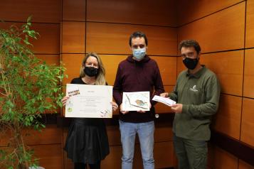 Entrega del Premio de Dibujo de Aves por la Green Week en Albacete
