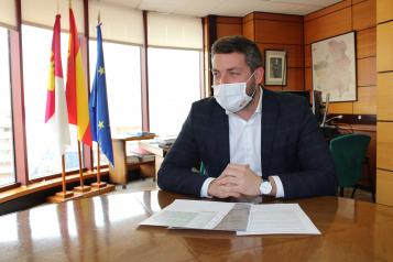 El delegado provincial de Fomento, Julen Sánchez tras regularizar transporte por carretera Corredor de Almansa