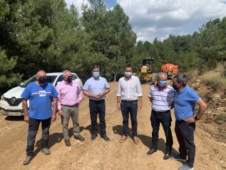El Gobierno regional y la Diputación de Cuenca comienzan con las actuaciones de adecuación de caminos forestales en la provincia 