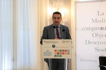 El consejero de Agricultura, Agua y Desarrollo Rural clausura la jornada sobre los objetivos de desarrollo sostenible, en Barcelona 