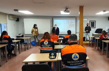 Personal voluntario de Protección Civil y Cruz Roja participa en dos cursos de formación sobre atención sanitaria