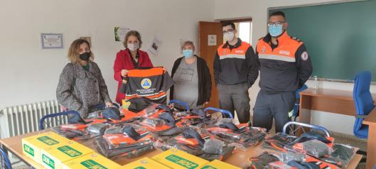 El Gobierno regional entrega 167 uniformes a los voluntarios de quince agrupaciones de Protección Civil de la provincia de Toledo 