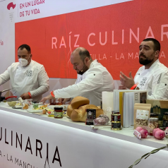 El Gobierno de Castilla-La Mancha promociona la gastronomía de ‘Raíz Culinaria’ a través de varios showcookings en Gastrofestival Madrid 2022