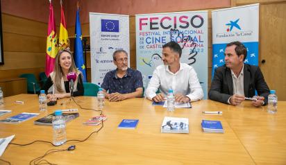 La directora general de Asuntos Europeos, Virginia Marco, asiste a la presentación del premio ‘Pilar Social’ en el marco de la Sección Europea del Festival Internacional de Cine Social de Castilla-La Mancha