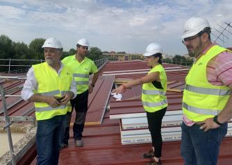 Visita actuaciones mejora energética IES Brianda de Mendoza