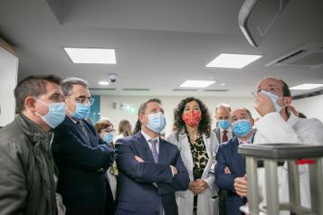 Visita al Servicio de Radioterapia del Complejo Hospitalario Universitario de Albacete (CHUA) y las obras del nuevo Hospital