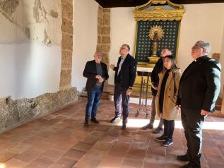 Visita rehabilitación cubierta de la ermita de Lo Alto