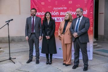 El consejero de Desarrollo Sostenible, José Luis Escudero, asiste a la inauguración de las ‘Jornadas de Tecnología Audiovisual’ organizadas por la Universidad de Castilla-La Mancha (UCLM) y el ente público Radio Televisión Española. 
