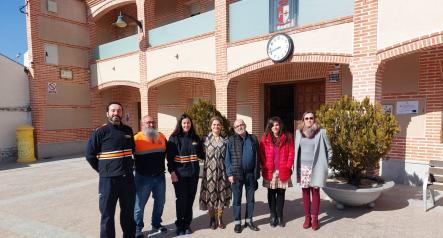 El Gobierno de Castilla-La Mancha traslada su apoyo y colaboración a la recién constituida Agrupación de Protección Civil de Palomeque