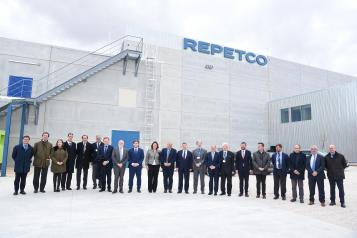 Inauguración de la ampliación de la empresa Repetco (Economía) 
