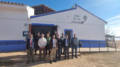 El consejero de Desarrollo Sostenible, José Luis Escudero, inaugura las nuevas instalaciones del Centro de Interpretación de Villafranca de los Caballeros
