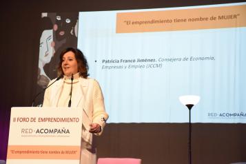 La consejera de Economía, Empresas y Empleo, Patricia Franco, inaugura  la II Jornada de Emprendimiento de la Red Acompaña de Castilla-La Mancha