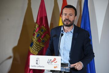 El presidente de Castilla-La Mancha presenta las infraestructuras del Plan Especial de Emergencias por Incendios Forestales de Castilla-La Mancha (INFOCAM) y el proyecto de la nueva helisuperficie de Corduente (Desarrollo)