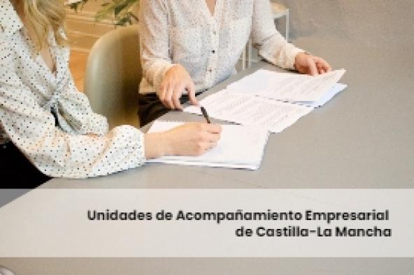 Tutoras de la Unidad de Acompañamiento Empresarial del Gobierno de Castilla-La Mancha
