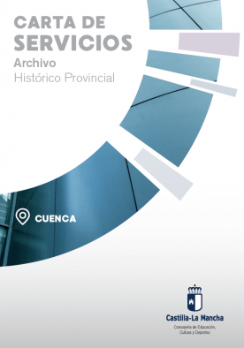 Caratula folleto carta de servicio archivo historico provincial cuenca