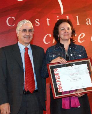 Barreda y Clara Sánchez en una imagen de archivo Barreda y Clara Sánchez en una imagen de archivo