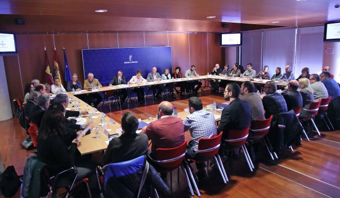 Aurelia Sánchez ha presidido hoy en Toledo la constitución de la Mesa Sectorial de Bienestar Social